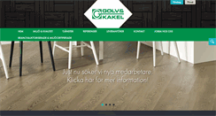 Desktop Screenshot of golv-kakelbl.se